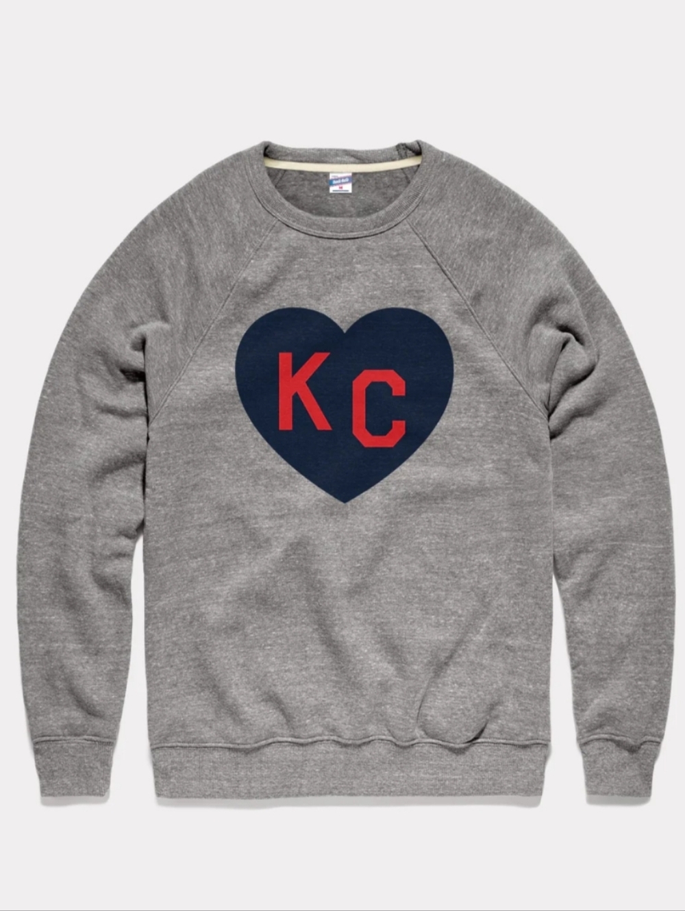 Charlie Hustle Gray KC Heart Hoodie Size Medium